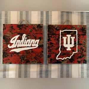 IU Indiana University Wall Decor